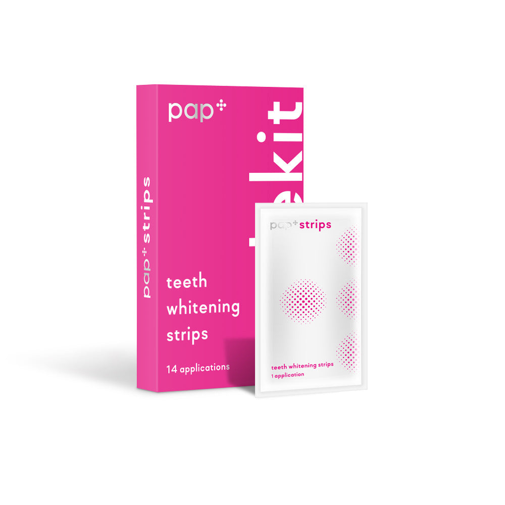 Pearl Glow Whitening Strips – Easy Peel and Apply
