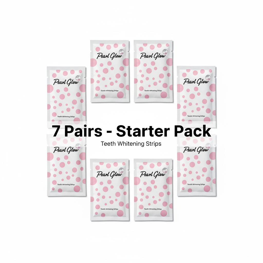 PAP Teeth Whitening Strips – 8× Whiter in 7 Days | Zero Sensitivity | Pearl Glow UK